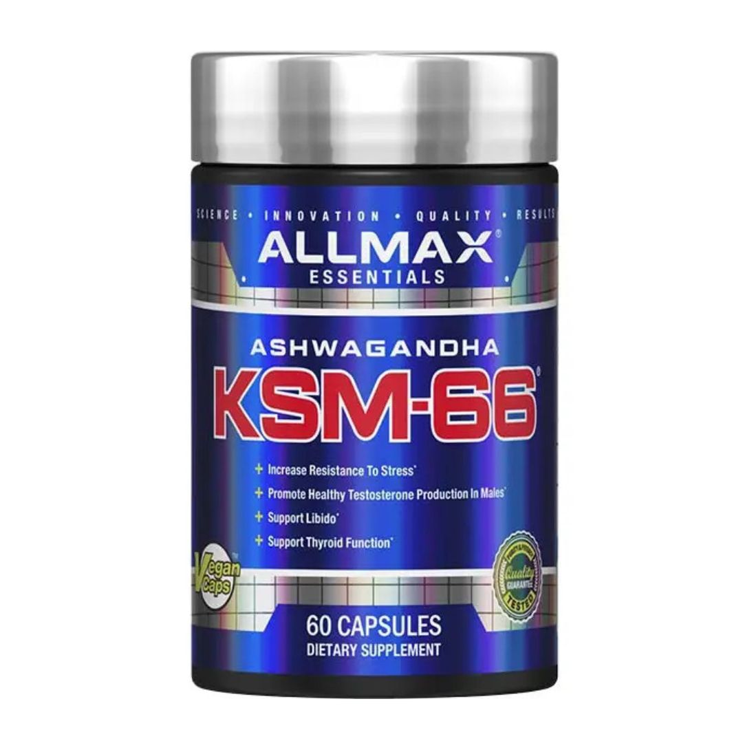 ASHWAGANDHA KSM-66 ALLMAX 60 CAPS
