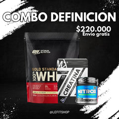 WHEY GOLD 1.5 LBS + CREATINA IMN 50 SERV + NITROX 20 SERV