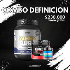 WHEY PURE 2 LBS + CRE4SMART 92 SERV + NITROX 20 SERV