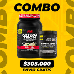 NITROTECH 2 LBS + CREATINA PLATINUM 80 SERV