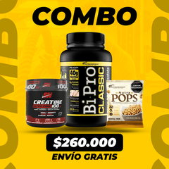 BI-PRO 2LB + CREATINA IRON 100 SERV + SOBRE NUTRA POPS