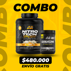 NITROTECH WHEY GOLD 5 LBS + CREATINA PLATINUM 80 SERV